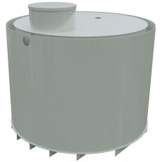 Septik dvouplášťový kruhový - 8m³